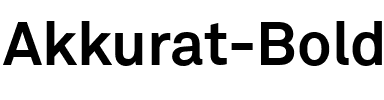 Akkurat-Bold Regular.ttf