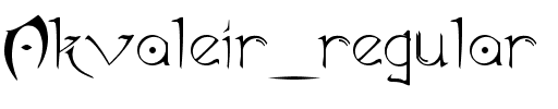 Akvaleir Normal.ttf