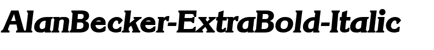 AlanBecker-ExtraBold Italic.ttf