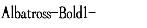 Albatross Bold.ttf
