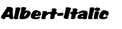Albert Italic.ttf