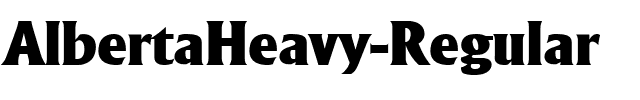 AlbertaHeavy Regular.ttf