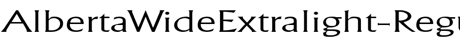 AlbertaWideExtralight Regular.ttf