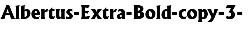 Albertus Extra Bold Normal.ttf