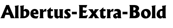 Albertus Extra Bold Bold.ttf