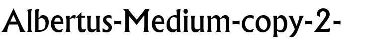 Albertus Medium Normal.ttf