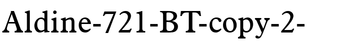 Aldine721 BT Roman.ttf