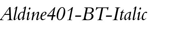 Aldine401 BT Italic.ttf