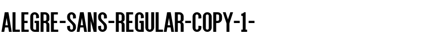 Alegre Sans Regular.ttf