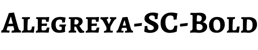 Alegreya SC Bold.ttf