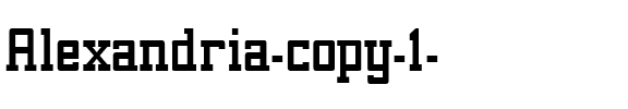 Alexandria Medium.ttf