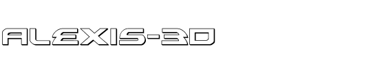 Alexis 3D 3D.ttf