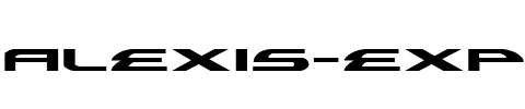 Alexis Expanded Expanded.ttf