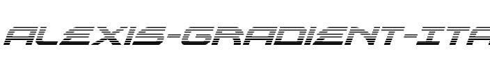 Alexis Gradient Italic Italic.ttf