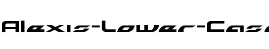 Alexis Lower Case Lower Case.ttf