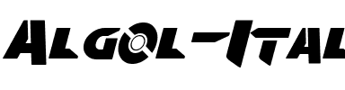 Algol Italic.ttf