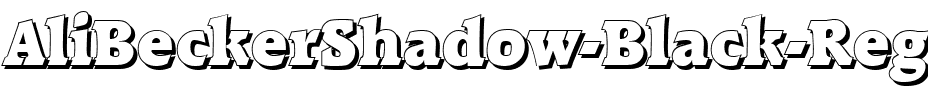 AliBeckerShadow-Black Regular.ttf