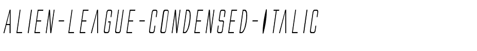 Alien League Condensed Italic Condensed Italic.ttf