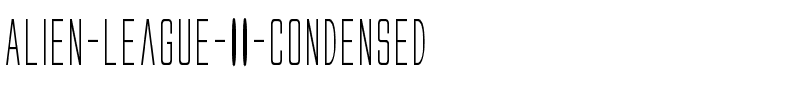 Alien League II Condensed Condensed.ttf