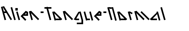 Alien-Tongue Normal.ttf