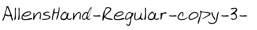 AllensHand Regular.ttf