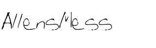 AllensMess Medium.ttf