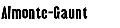 Almonte Gaunt Regular.ttf