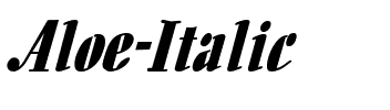 Aloe Italic.ttf