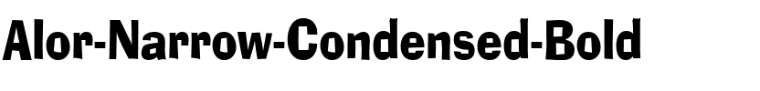 Alor Narrow Condensed Bold.ttf