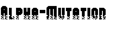 Alpha Mutation Regular.otf