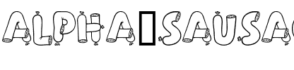 Alpha Sausage Regular.ttf