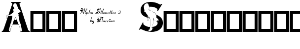 Alpha Silouettes 3 Expanded.ttf