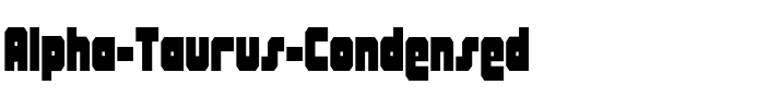 Alpha Taurus Condensed Condensed.ttf