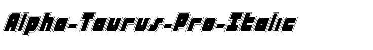 Alpha Taurus Pro Italic Pro Italic.ttf