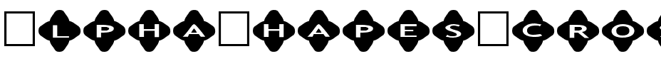 AlphaShapes crosses 2 Normal.ttf