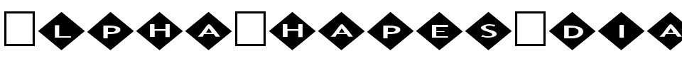 AlphaShapes diamonds 2 Normal.ttf