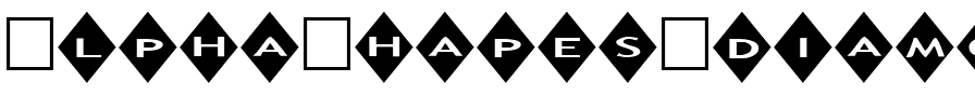 AlphaShapes diamonds Normal.ttf