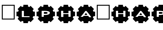 AlphaShapes gears Normal.ttf