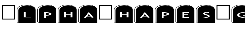 AlphaShapes gravestones 2 Normal.ttf
