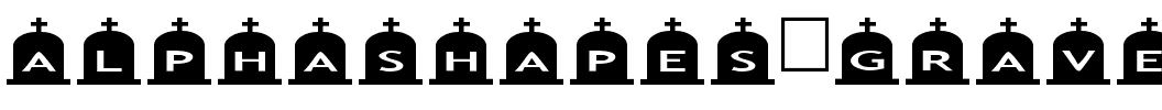 AlphaShapes gravestones 3 Normal.ttf