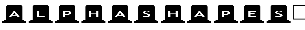 AlphaShapes gravestones Normal.ttf