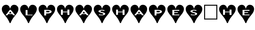AlphaShapes hearts Normal.ttf
