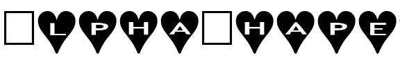 AlphaShapes hearts Normal.ttf
