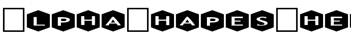 AlphaShapes hexagons 3 Normal.ttf