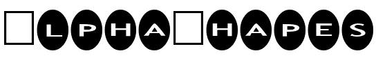 AlphaShapes ovals Normal.ttf
