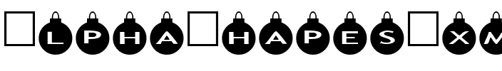 AlphaShapes xmas balls Normal.ttf
