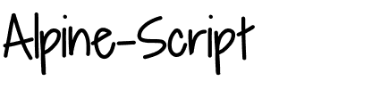 Alpine Script Medium.ttf