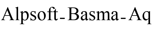 Alpsoft Basma Aq Regular.ttf