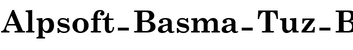 Alpsoft Basma Tuz Bold.ttf