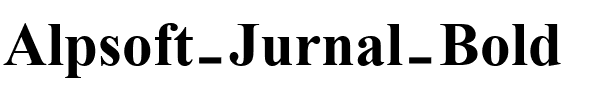 Alpsoft Jurnal Bold.ttf